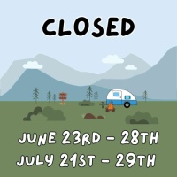 CLOSED 6/23-6/28 and 7/21-7/29